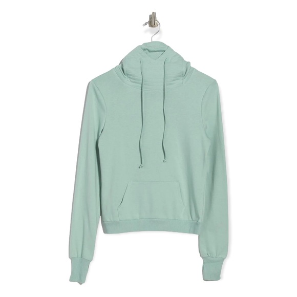 NWT LOVE, FIRE Mask Hoodie In Harbor Gray - Small - Picture 3 of 3